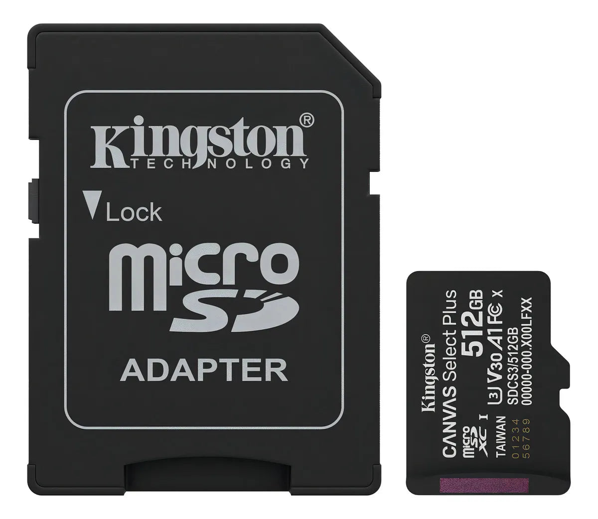 Tarjeta Memoria Microsd Kingston Canvas Plus 512gb 150mb®