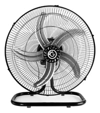 Ventilador De Pie Potente 55cm Diametro 55w Metalico 5 aspas®