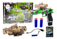 Pistola Recargable Con Balines Hidrogel 500pcs Niños Regalo®