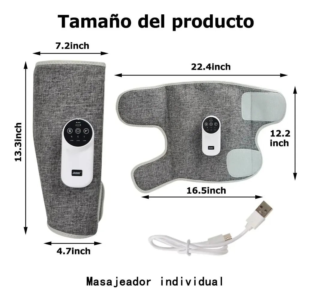 Masajeador De Piernas Con Calor Para Mejorar Circulación®