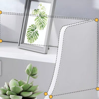 Mesa De Luz Marrón Claro 3 Estantes 2 Cajones 40x30x74cm®