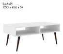 Mesa Ratona para Living Linea Retro Premium MDP Resistente®