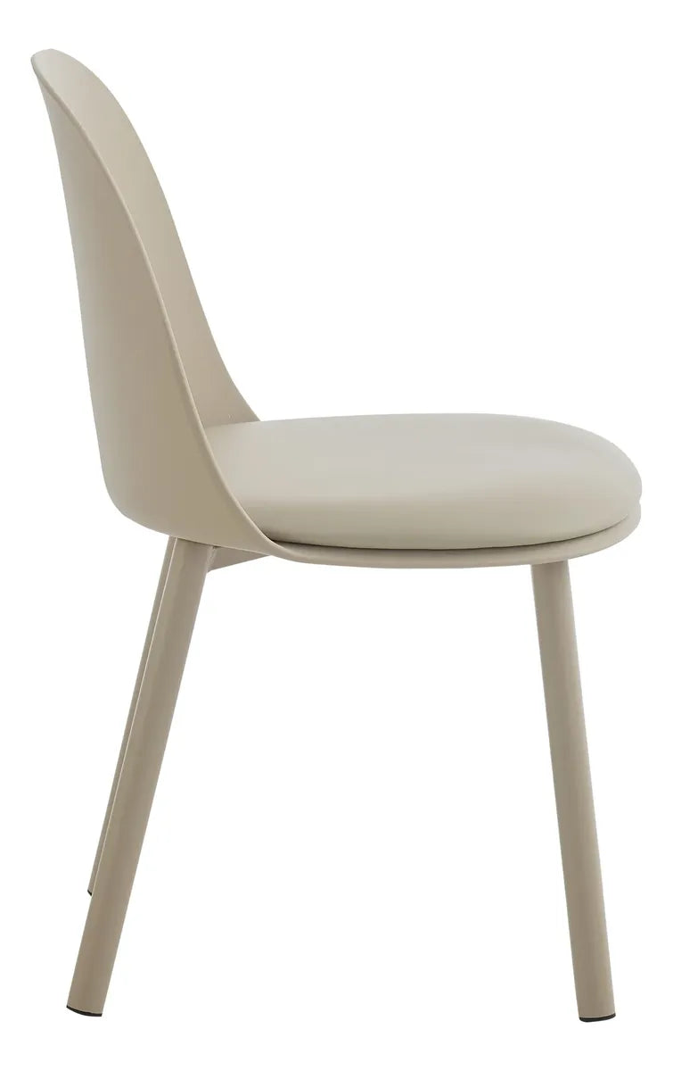 Silla Comedor Acolchada Milkytea Mate Polipropileno Premium®