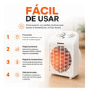 Calefactor Caloventilador Titanheat 2000w Potente Blanco®