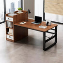 Escritorio Madera Industrial 3 Estantes 2 Cajones 130x110cm®
