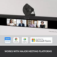 Webcam Logitech Brio 300 Full Hd Micrófono Integrado Negro