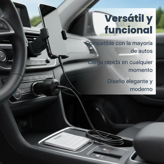 Cargador para auto Miccell C03®
