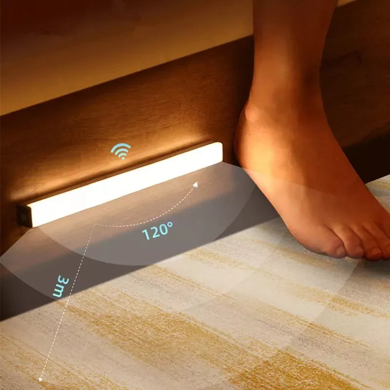 Luz Blanca Inalámbrica Sensor De Movimiento 50cm Recargable®