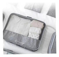 Kit Organizador De Viaje Con Cremallera Water Proof 7piezas®