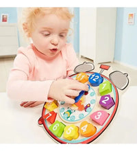 Juguete Para Niños Reloj De Madera Didactico Colores®