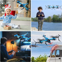 Drone Avion Con Control Remoto Luces Led Lh-x73®