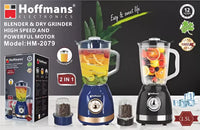 Licuadora Y Molino 2 En 1 Hoffmans 2 Velocidades 1,6l 600w®