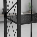 Estanteria Plegable 3estantes Con Ruedas Hasta 100kg Prof®