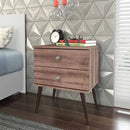 Mesita de Luz Linea Retro Modern Calidad Premium 2 Cajones®