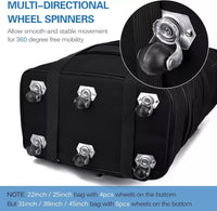 Bolso Viaje 4 Niveles Cierre, Asas Tela Impermeable 6 Rueda®