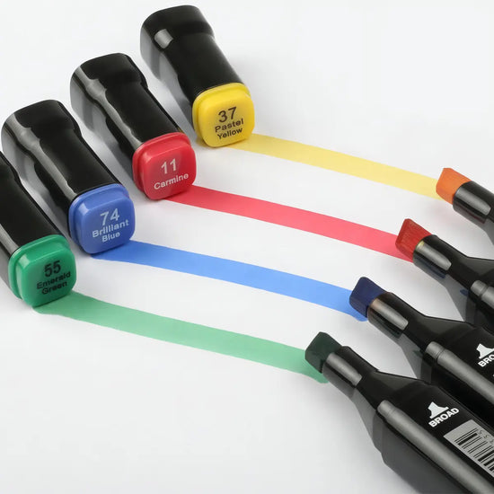 Set 48 Marcadores Doble Punta Multicolor Para Dibujar+Funda®