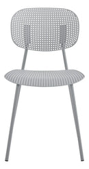 Silla De Comedor Gris Mate Metal/polipropileno Premium®