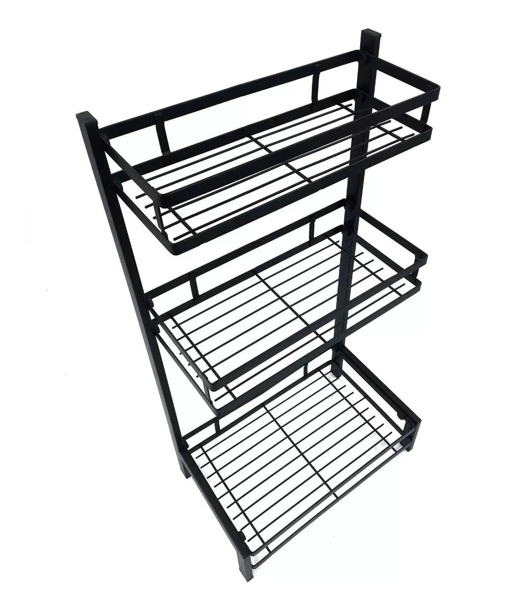 Organizador De Cocina Mesada 3 Niveles Metal Industrial®