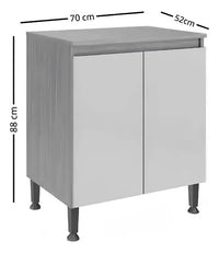 Mueble Cocina Rebeca 2 Puertas Compacto Funcional Nórdico®