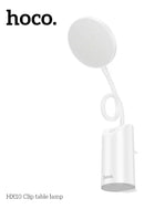 Lámpara De Mesa Flexible Hoco Hx10 Led Para Escritorio® Blanco