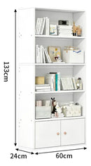 Biblioteca Moderna 4 Estantes 33x60 Mdf Resistente Oficina®