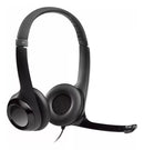 Auriculares Logitech H390 Con Micrófono Usb Color Negro