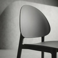 Silla De Comedor/exterior Gris Mate Polipropileno Premium®