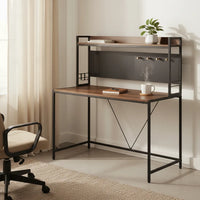 Escritorio Industrial Con Estante/panel Organizador Premium®