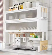 Escurridor De Platos Calidad Para Cocina Acero Inoxi Blanco®