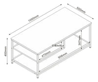 Mesita Ratona Estilo Industrial Mdf/metal Beige Con Estante®
