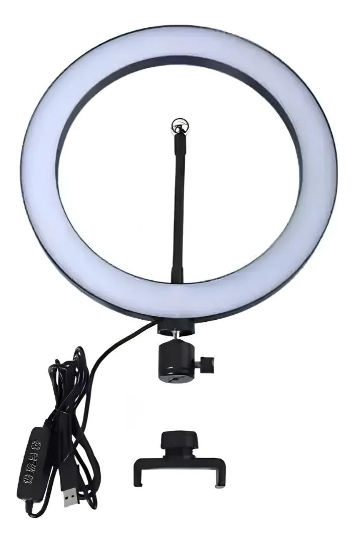 Aro De Luz Led 33 Cm Con 3 Intensidades + Soporte Para Celu®