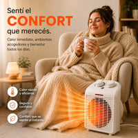 Calefactor Caloventilador Titanheat 2000w Potente Blanco®