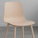 Silla Moderna De Propileno Milky Tea Mate Premium Resist®