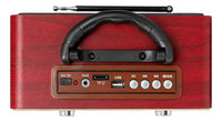 Radio Portatil Estilo Vintage Mk-111bt Fm, Am Y Bluetooth®
