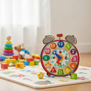 Juguete Para Niños Reloj De Madera Didactico Colores®