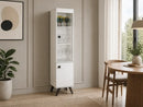 Cristalero para Living Linea Retro Calidad Premium 1 Puerta®