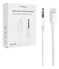 Cable Adaptador Auxiliar Compatible Lightning A 3.5 Treqa®