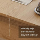 Mesa Ratona Mdf Elevación Con Cajón Oculto 55cm Con Ruedas®