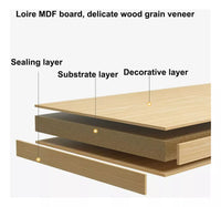Mesa Ratona Premium Auxiliar Natural Estante Cajón 120x60cm®