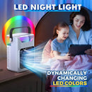 Enfriador Portátil Con Agua Hielo Mini Con Luz Led Práctico®