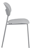 Silla De Comedor Gris Mate Metal/polipropileno Premium®