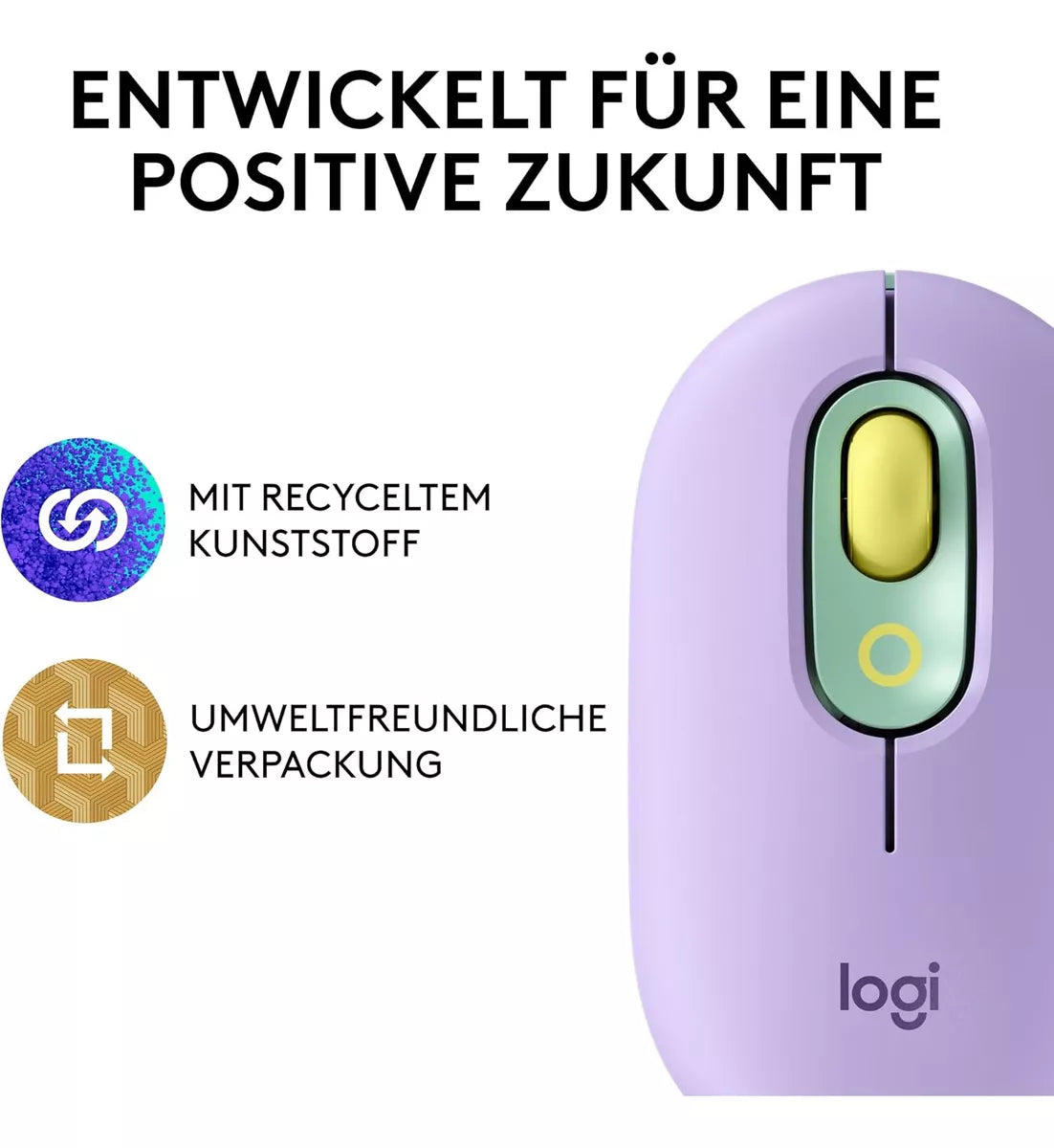 Mouse Logitech Cosmos Pop 910 Wireless Color Daydream Mint