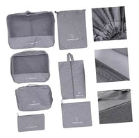 Kit Organizador De Viaje Con Cremallera Water Proof 7piezas®