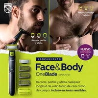 Afeitadora One Blade Para Cara + Cuerpo Philips Qp2824/10®