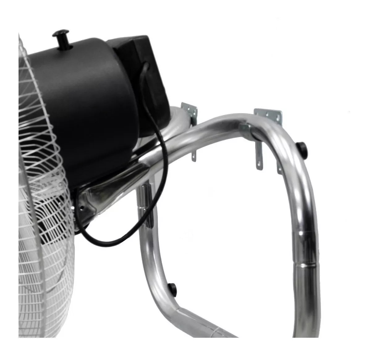 Ventilador 3 En 1 Winco W18ia Con 5 Aspas Color Plateado Estructura Color Negro, 18 De Diámetro 220v