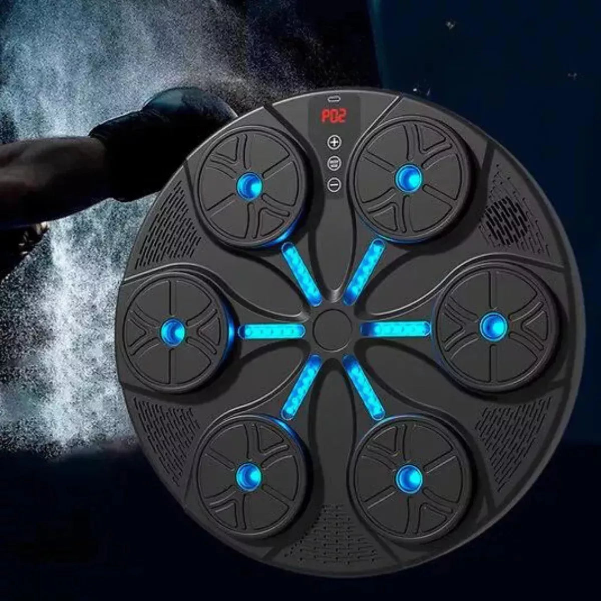 Maquina Boxeo Inteligente Bluetooth USB Guantes Fitness®