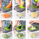 Multi Picador Rebanador Profesional 22 En 1 Veggie Slicer Ch