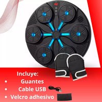 Maquina Boxeo Inteligente Bluetooth USB Guantes Fitness®