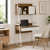 Escritorio Industrial Con Gabinete, Estante Y Cajón Premium®