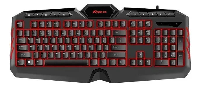 Teclado Gamer Xtrike Me Kb-509 7 Colores Led Y Soporte®